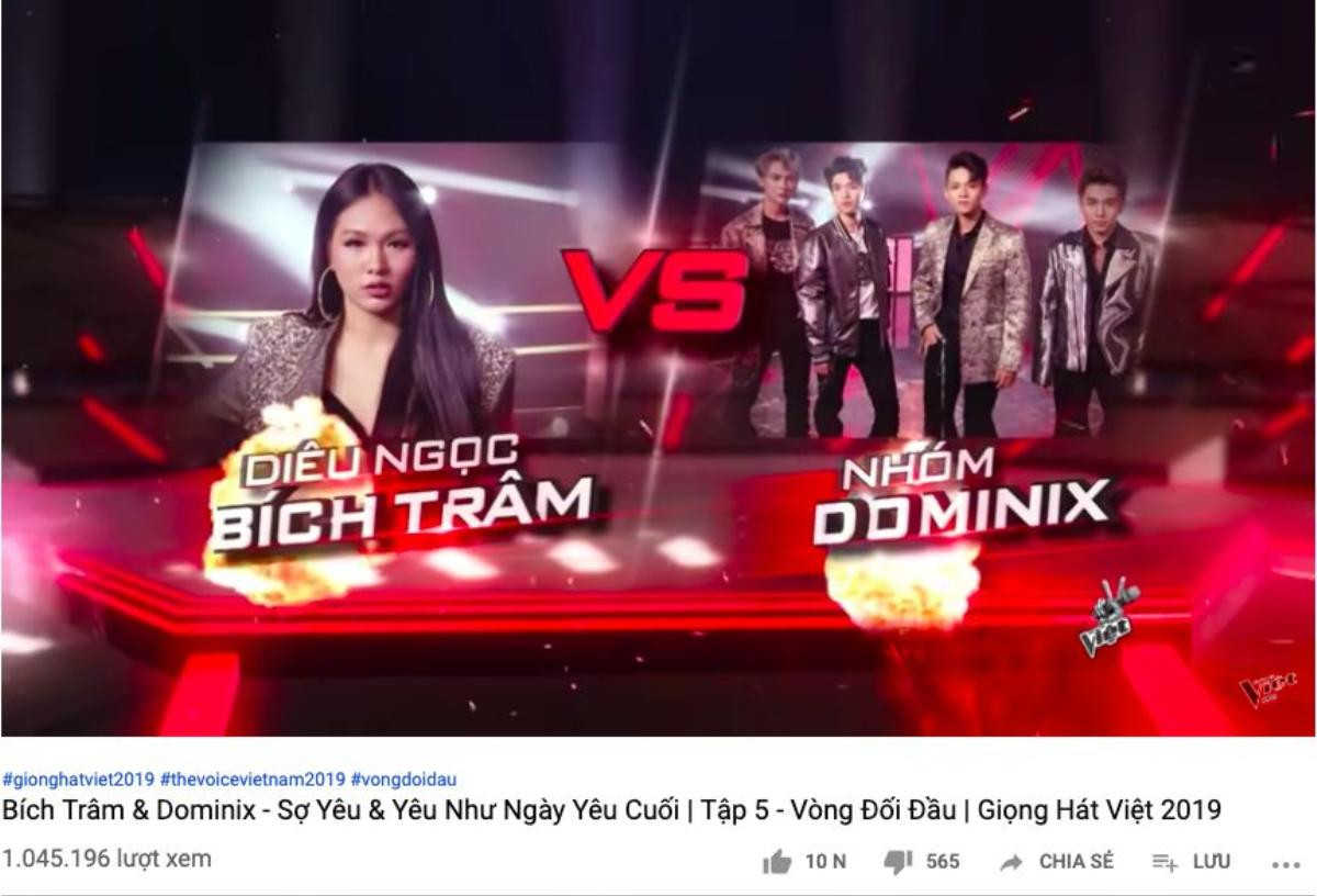 Tiết mục Đối đầu 'triệu view' đầu tiên của The Voice 2019 gọi tên trò cưng team Thanh Hà - DOMINIX ft Bích Trâm Ảnh 5