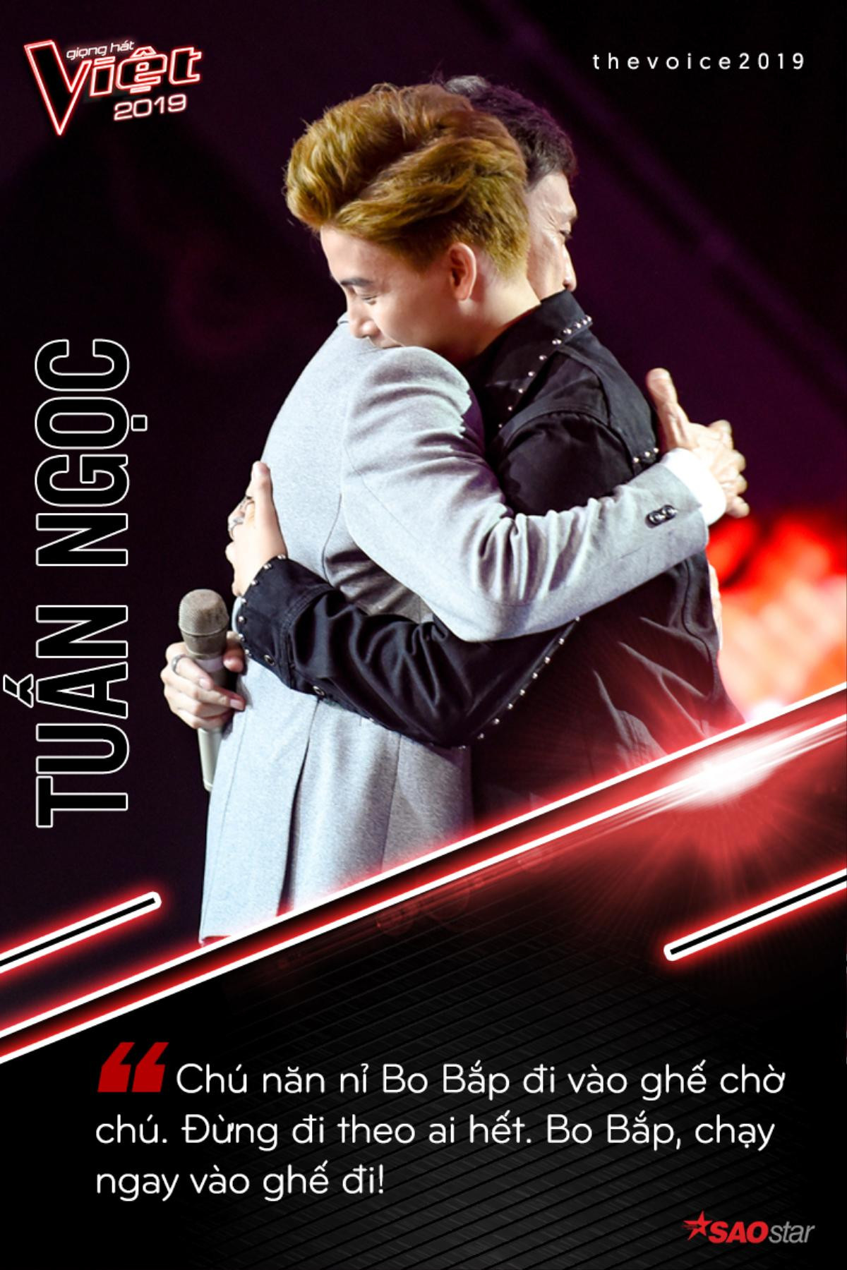 Những câu nói ấn tượng Tập 6 The Voice 2019: HLV Tuấn Ngọc gây bão 'Chú năn nỉ Bo Bắp, chạy ngay vào ghế CHỜ đi!' Ảnh 3