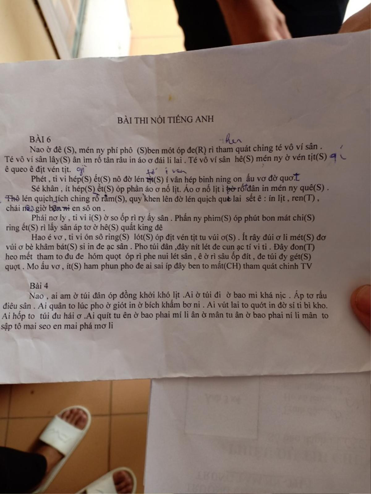 'Hại não' trước Vietsub tiếng Anh 'nao ơ đê, ín lịt, phái nơ ly' siêu lầy của  học sinh Ảnh 1