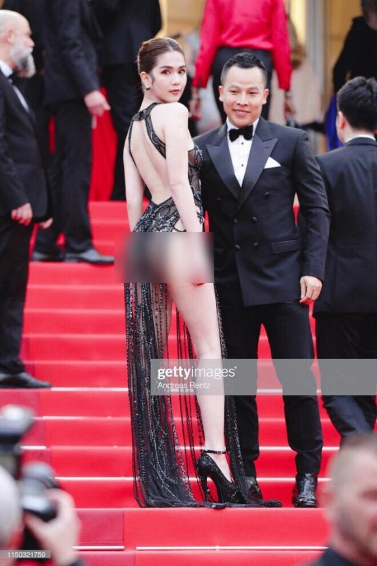 ‘Hở bạo’ trên thảm đỏ Cannes 2019, Ngọc Trinh bị cư dân mạng Việt Nam chỉ trích nặng nề Ảnh 1