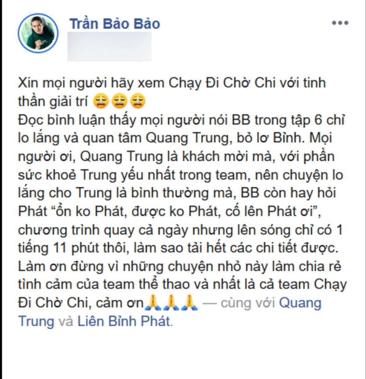 BB Trần than mệt vì bị antifan xét nét, đồng nghiệp cũng lên tiếng phản pháo bênh vực anh chàng Ảnh 2