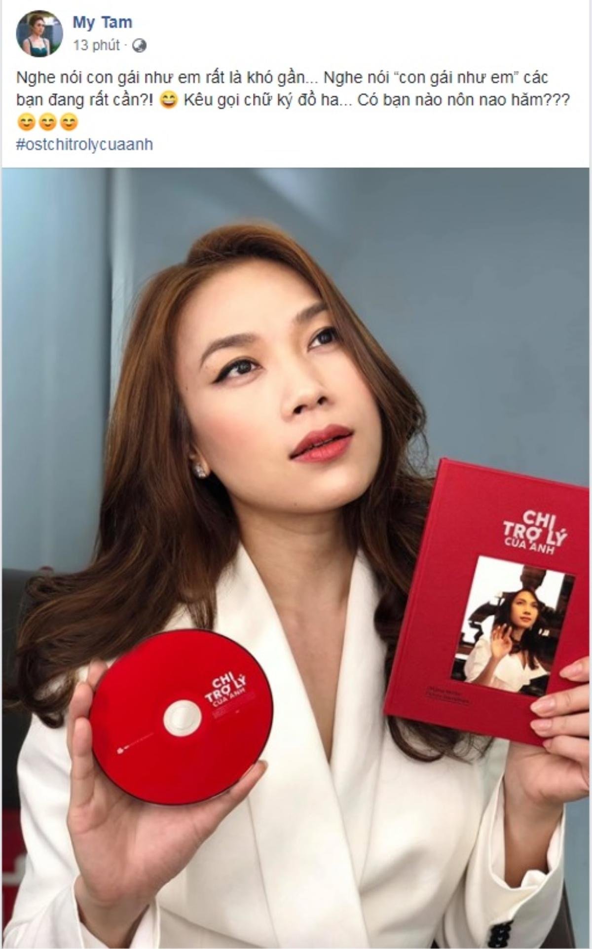 Mỹ Tâm 'chế lời' ca khúc Binz 'thả thính' phiên bản tả thực Album OST 'Chị trợ lý của anh' Ảnh 1