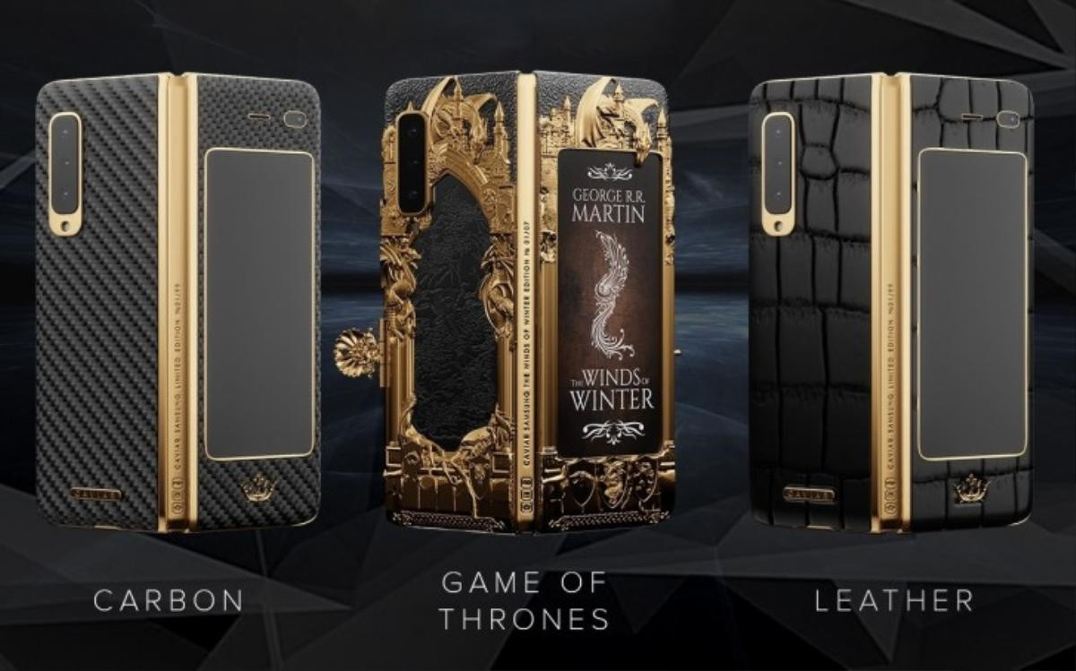 Cận cảnh chiếc Samsung Galaxy Fold phiên bản Game of Thrones đẹp rụng rời Ảnh 1