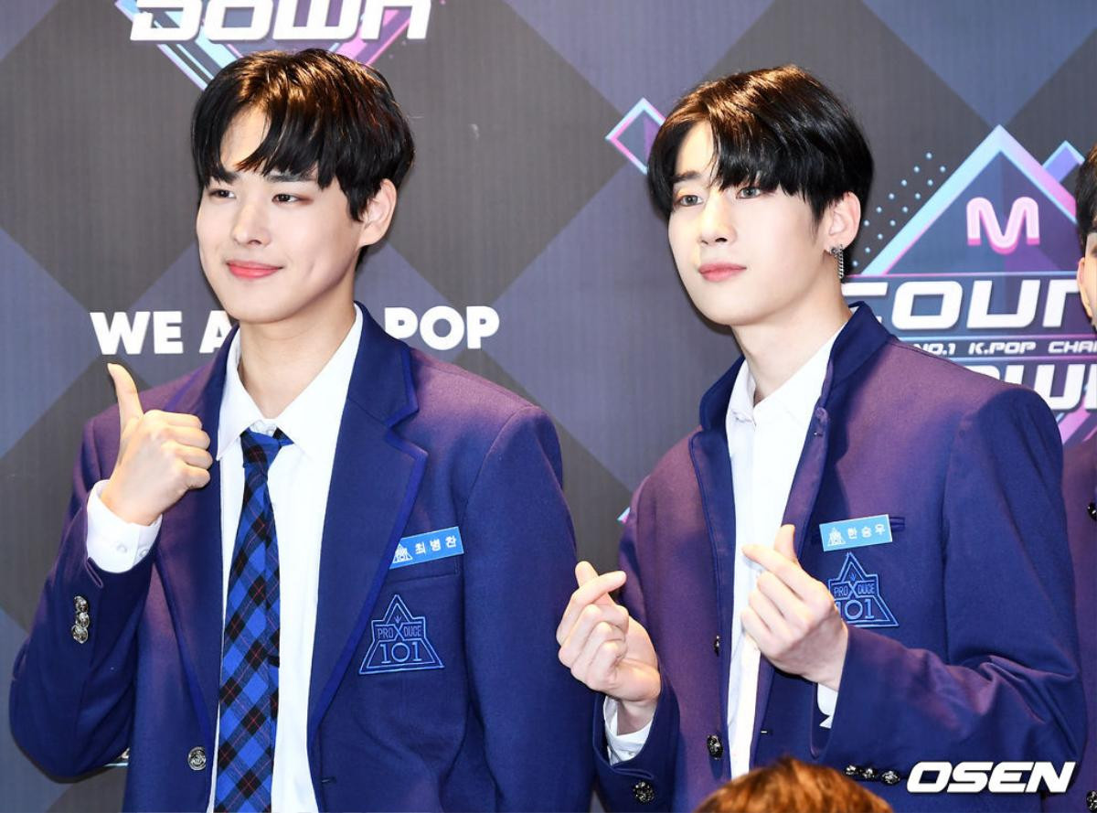 Produce X 101: Dàn thực tập sinh lớp A đẹp xuất thần, đổ bộ thảm đỏ sân khấu 'M Countdown' Ảnh 4