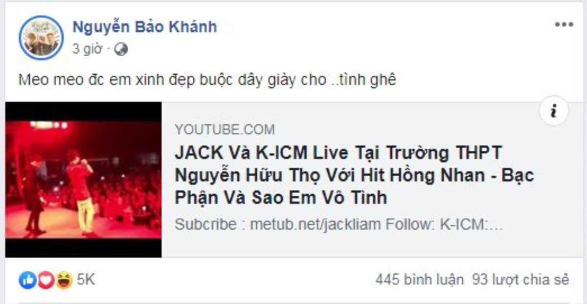 K-ICM bóng gió 'gato' khi Jack được fan girl buộc dây giày trên sân khấu Ảnh 5