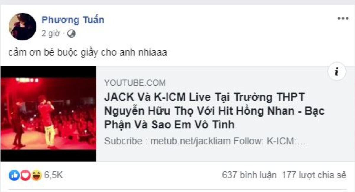 K-ICM bóng gió 'gato' khi Jack được fan girl buộc dây giày trên sân khấu Ảnh 4