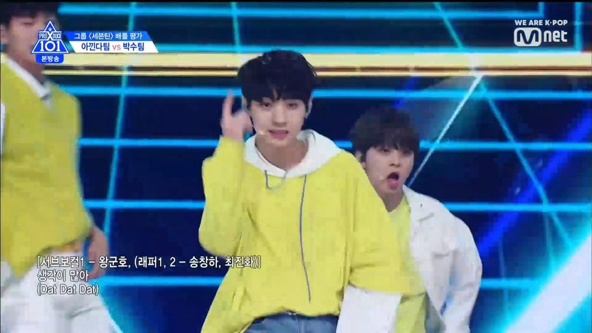 PRODUCE X 101 tập 4: Hạng 1 vòng battle không phải Yohan, Wooseok mà là một ứng cử viên họ Kim bất ngờ khác Ảnh 113