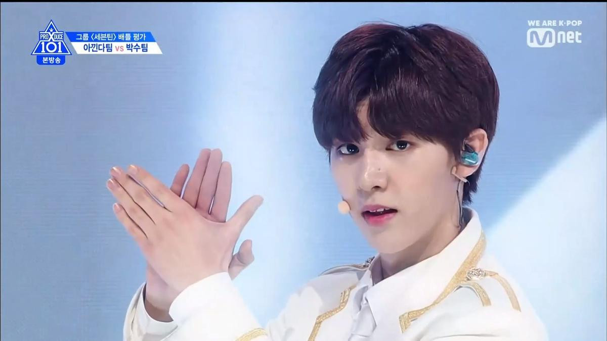 PRODUCE X 101 tập 4: Hạng 1 vòng battle không phải Yohan, Wooseok mà là một ứng cử viên họ Kim bất ngờ khác Ảnh 145