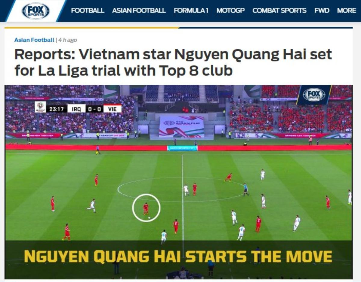 CĐV Tây Ban Nha tò mò về Quang Hải Ảnh 1