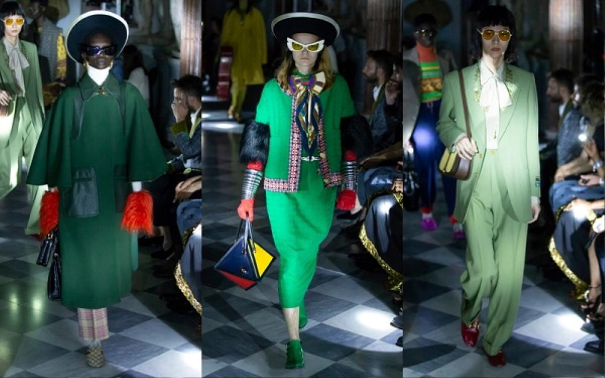 Siêu mẫu  Naomi Campbell quyến rũ như 'nữ thần Hy Lạp' tại show Gucci Cruise 2020 Ảnh 7