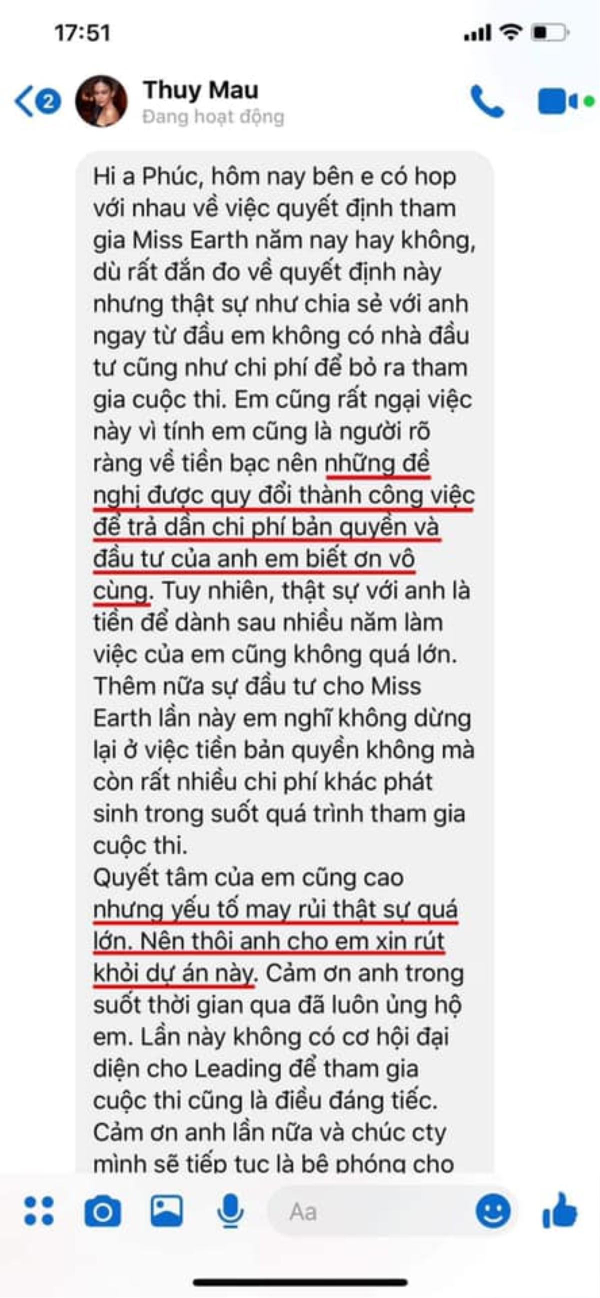 Phúc Nguyễn đáp trả Mâu Thủy là á hậu thiếu trung thực, đố kị Ảnh 3