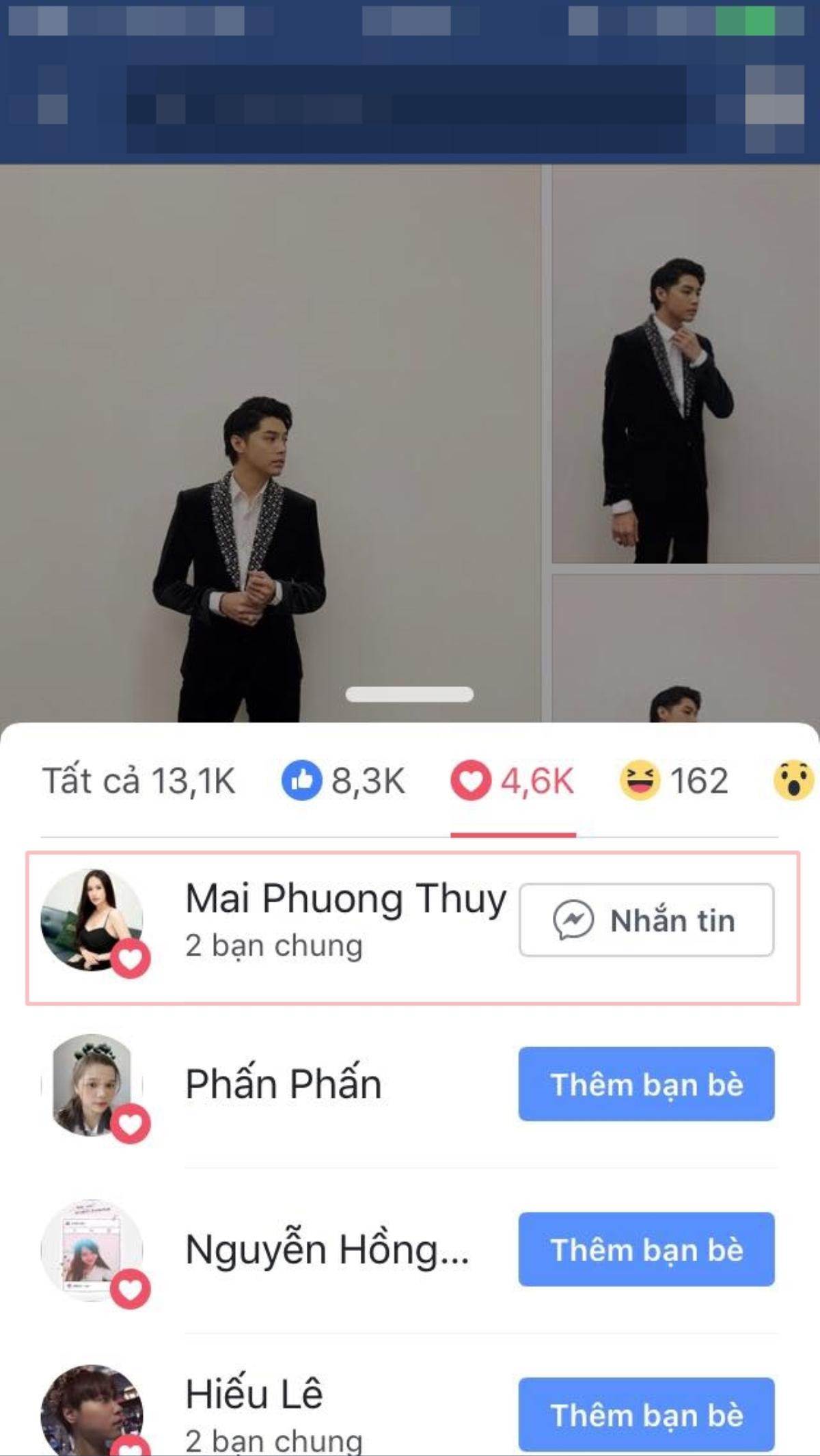 Mai Phương Thúy 'bí từ' khi bị fan bắt gặp 'canh me' facebook Noo Phước Thịnh Ảnh 2