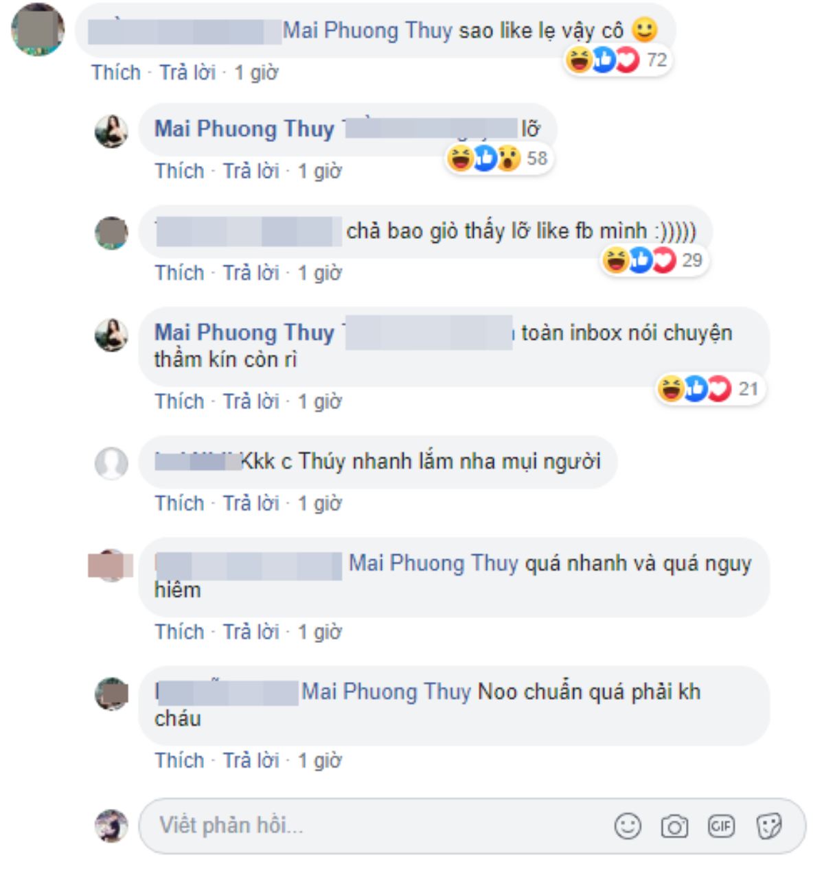 Mai Phương Thúy 'bí từ' khi bị fan bắt gặp 'canh me' facebook Noo Phước Thịnh Ảnh 3