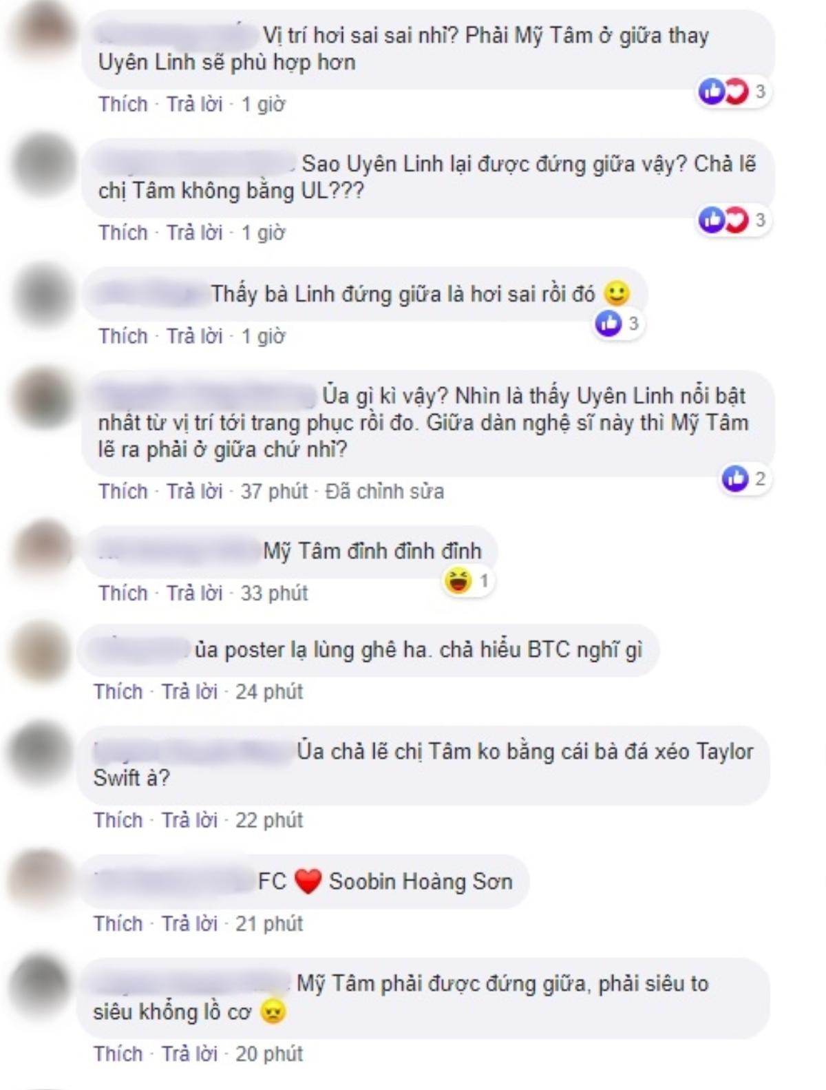 Netizen tranh cãi gay gắt poster đêm nhạc: Mỹ Tâm xếp sau, kém nổi bật hơn Uyên Linh? Ảnh 2