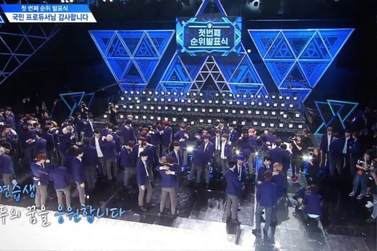 'Produce X 101' dẫn đầu rating Hàn Quốc trong buổi lễ xếp hạng và vòng loại đầu tiên Ảnh 1