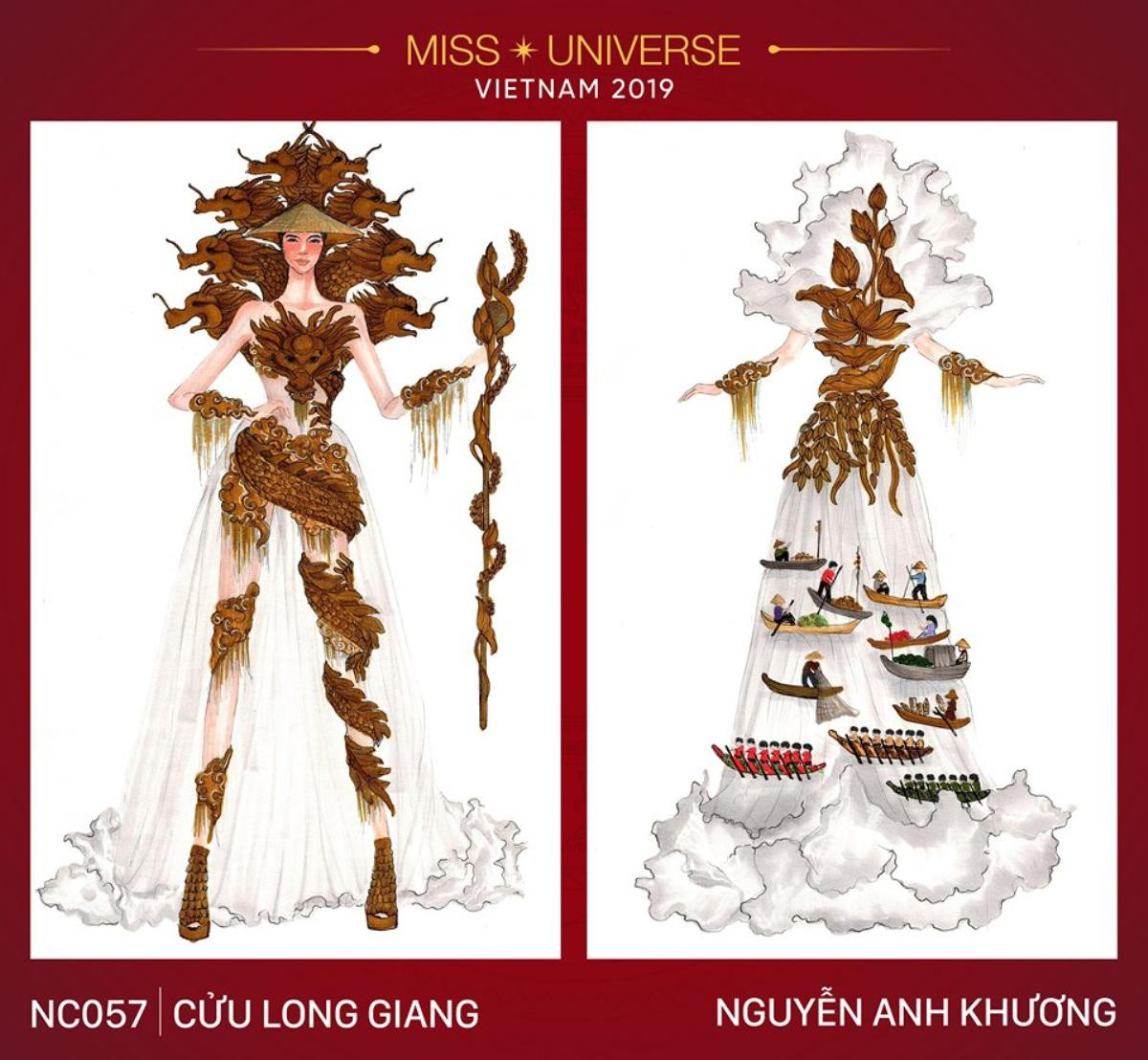 Chủ nhân của Cửu Long Giang - Miss Universe 2019 : Khi ‘thần Rồng đạp mây’ và giây phút thăng hoa để tạo nên bộ trang phục Ảnh 2