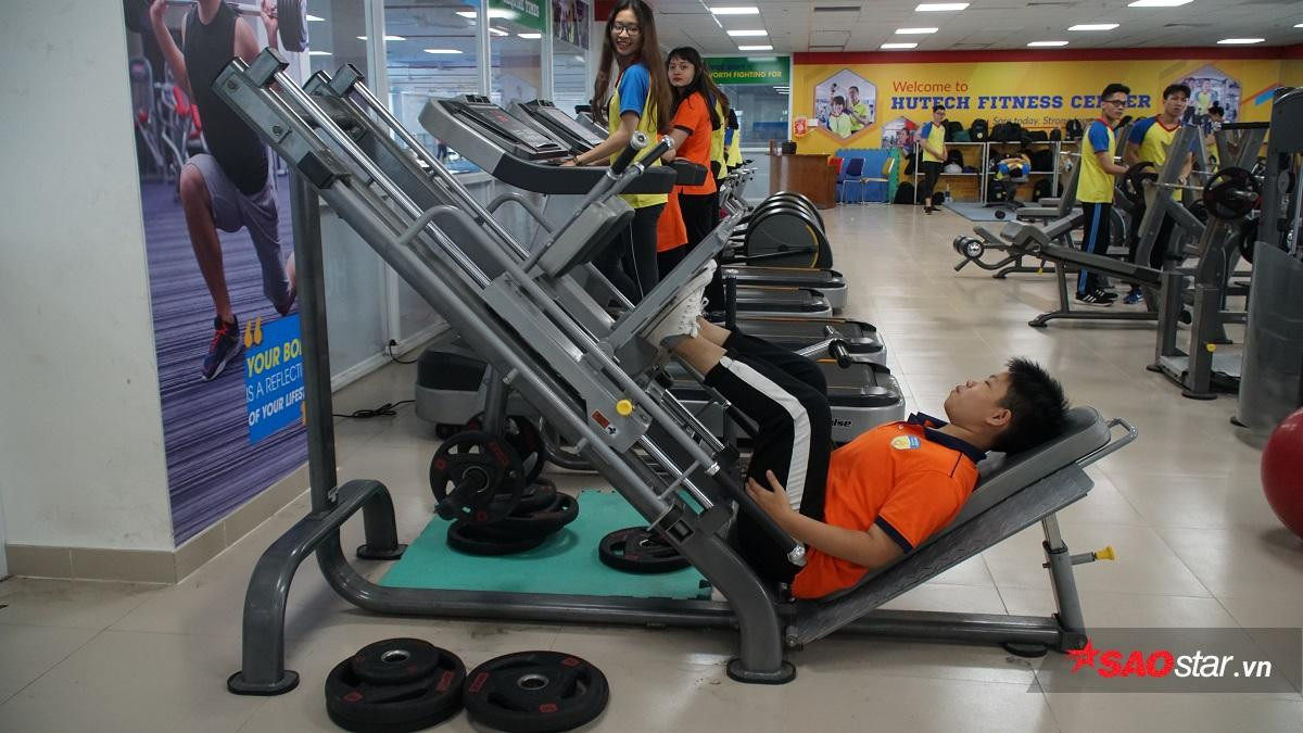 Đã mắt chiêm ngưỡng phòng GYM hiện đại và đẳng cấp của sinh viên Đại học HUTECH Ảnh 20