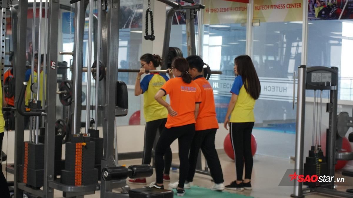 Đã mắt chiêm ngưỡng phòng GYM hiện đại và đẳng cấp của sinh viên Đại học HUTECH Ảnh 18