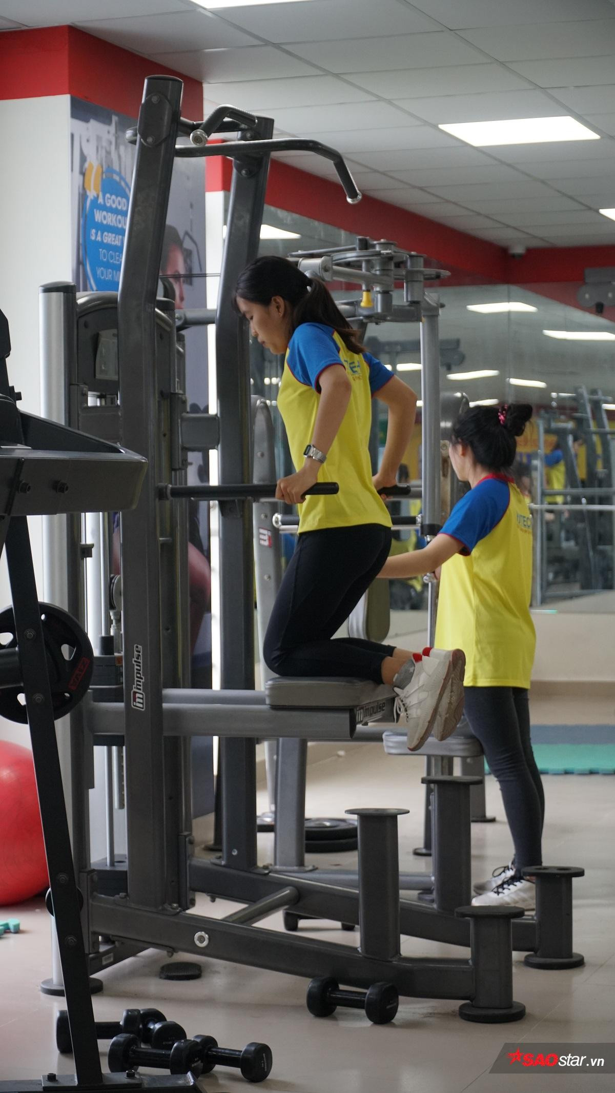 Đã mắt chiêm ngưỡng phòng GYM hiện đại và đẳng cấp của sinh viên Đại học HUTECH Ảnh 19