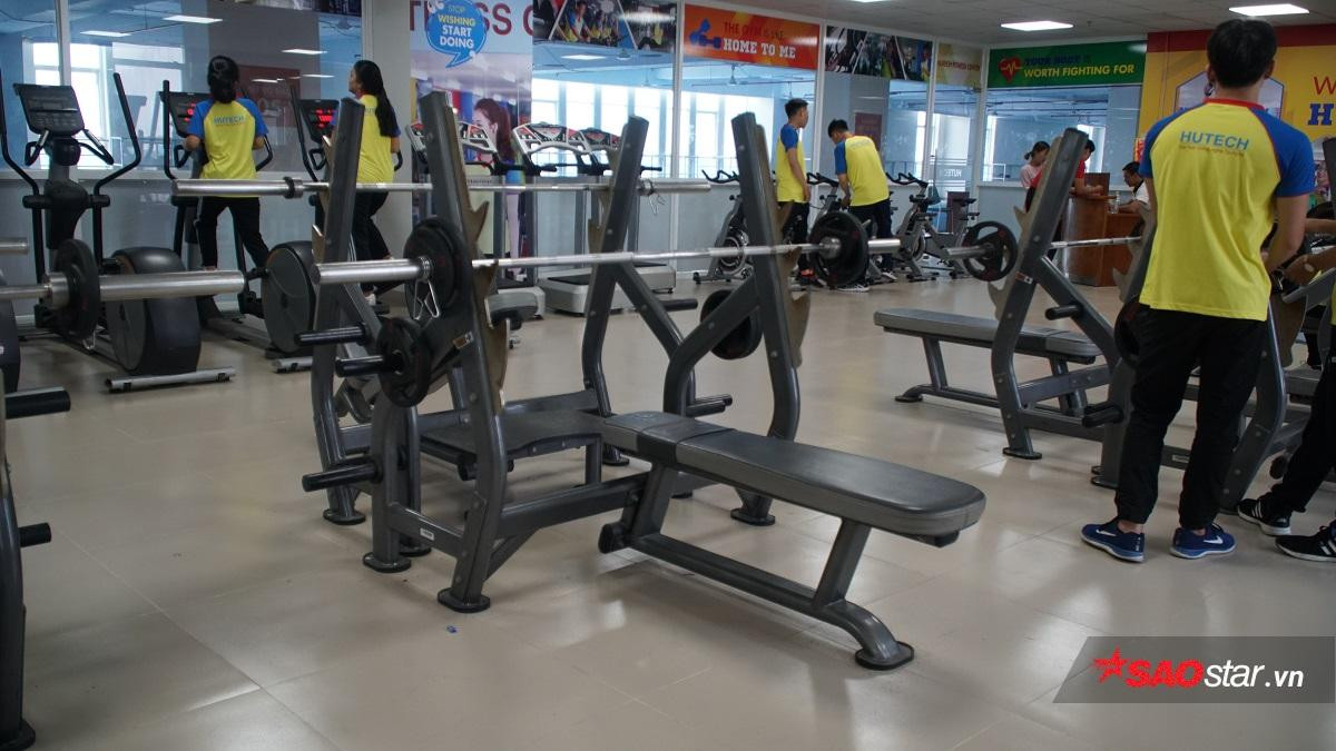 Đã mắt chiêm ngưỡng phòng GYM hiện đại và đẳng cấp của sinh viên Đại học HUTECH Ảnh 11