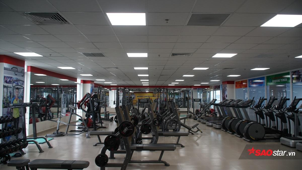 Đã mắt chiêm ngưỡng phòng GYM hiện đại và đẳng cấp của sinh viên Đại học HUTECH Ảnh 3