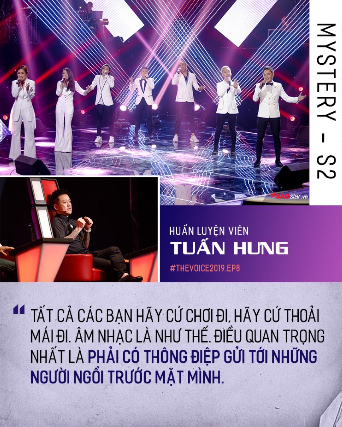 6 phát ngôn 'chất' nhất tập 8 The Voice 2019: 'Ca hát là phải chinh phục được khán giả' Ảnh 5