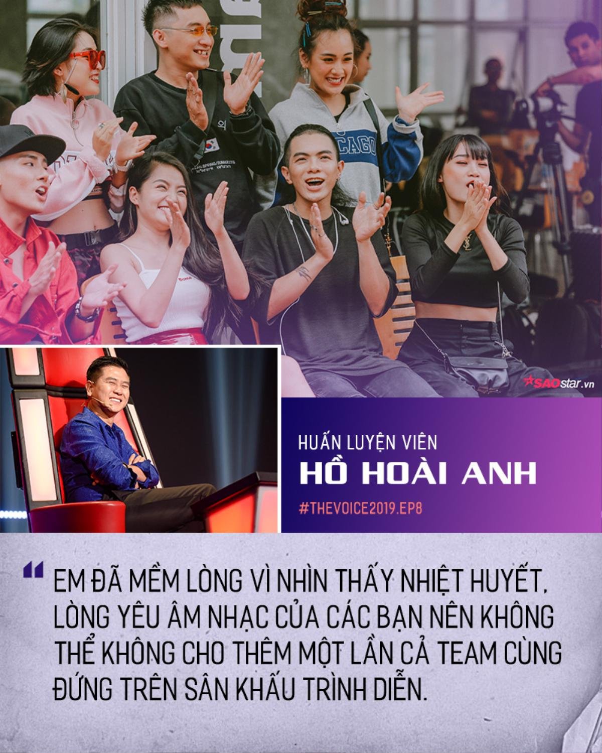 6 phát ngôn 'chất' nhất tập 8 The Voice 2019: 'Ca hát là phải chinh phục được khán giả' Ảnh 3