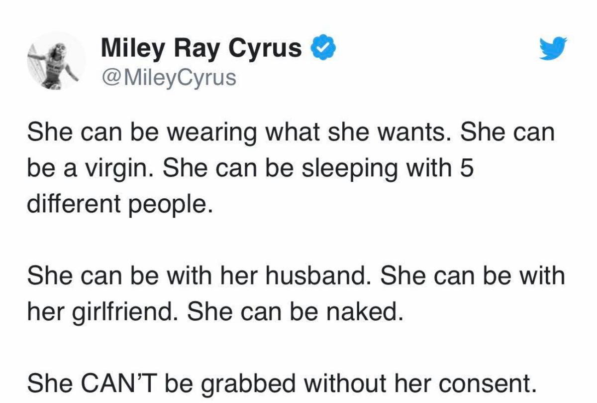 Sau khoảnh khắc đáng sợ bị cưỡng hôn, giật tóc: Fan hả hê vì cuối cùng Miley Cyrus cũng đã lên tiếng cực gắt! Ảnh 1