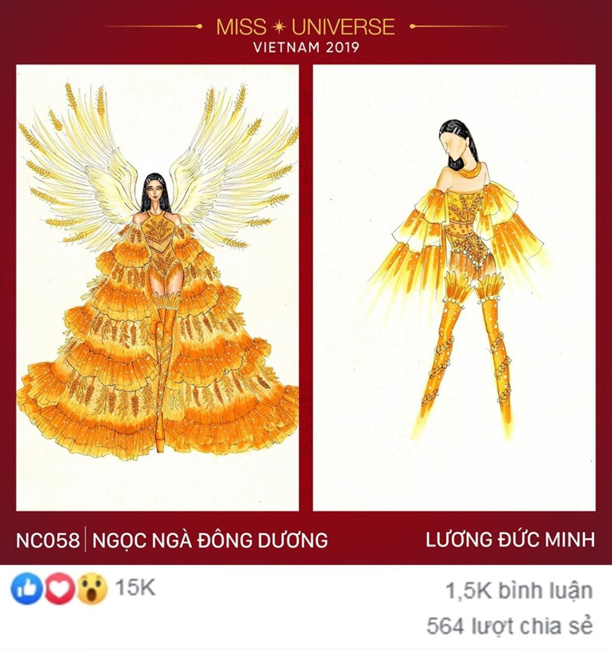 Có 5 bài thi được vote 'điên đảo', NTK 2k3 chắc suất làm National Costume cho Hoàng Thùy? Ảnh 5