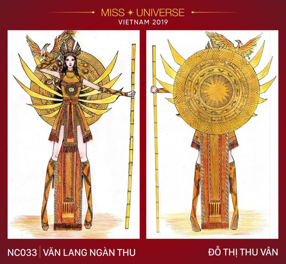 trang phục dân tộc hoàng thuỳ miss universer 2019