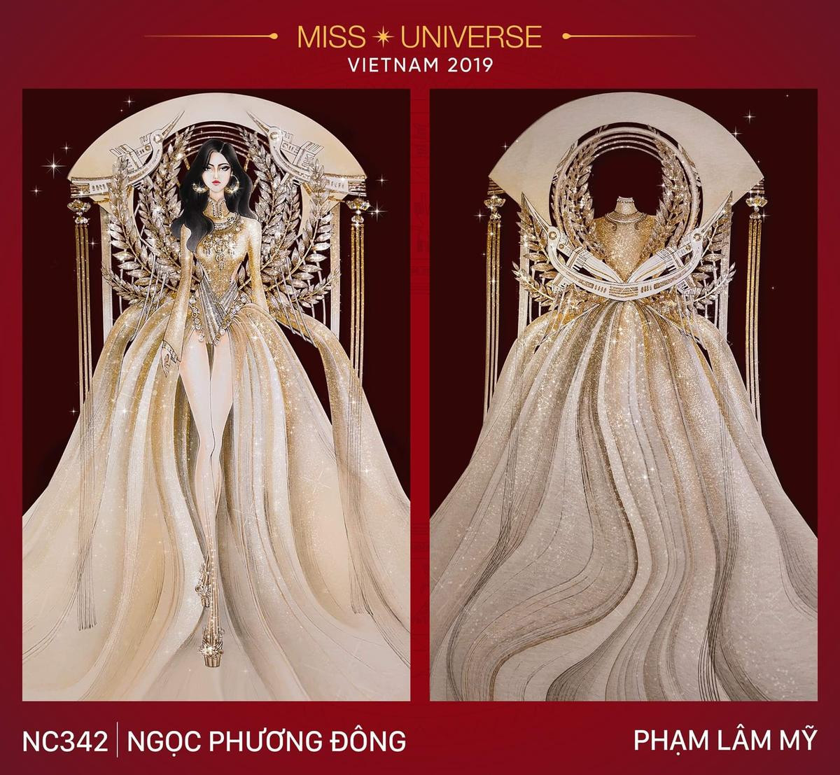 Xuất hiện mẫu thiết kế của cựu thí sinh Top 5 National Costume mùa trước hot hơn cả 'Sơn Tinh - Thủy Tinh' Ảnh 2