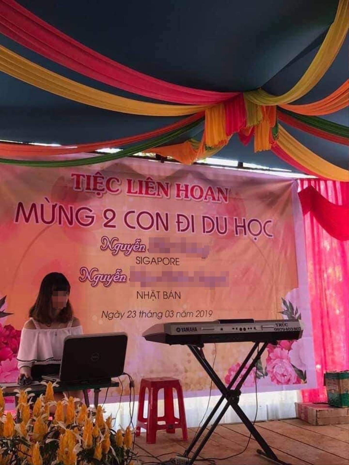 Buổi tiệc liên hoan mừng con đi du học bất ngờ gây tranh cãi dữ dội, bị CĐM chỉ trích là 'làm quá' Ảnh 1