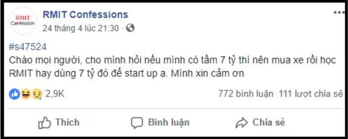 Sinh viên RMIT tiếp tục khiến dân tình 'dậy sóng' với tâm sự: 'Ám ảnh' nhất là cầm cọc tiền mặt đi đóng học phí Ảnh 6