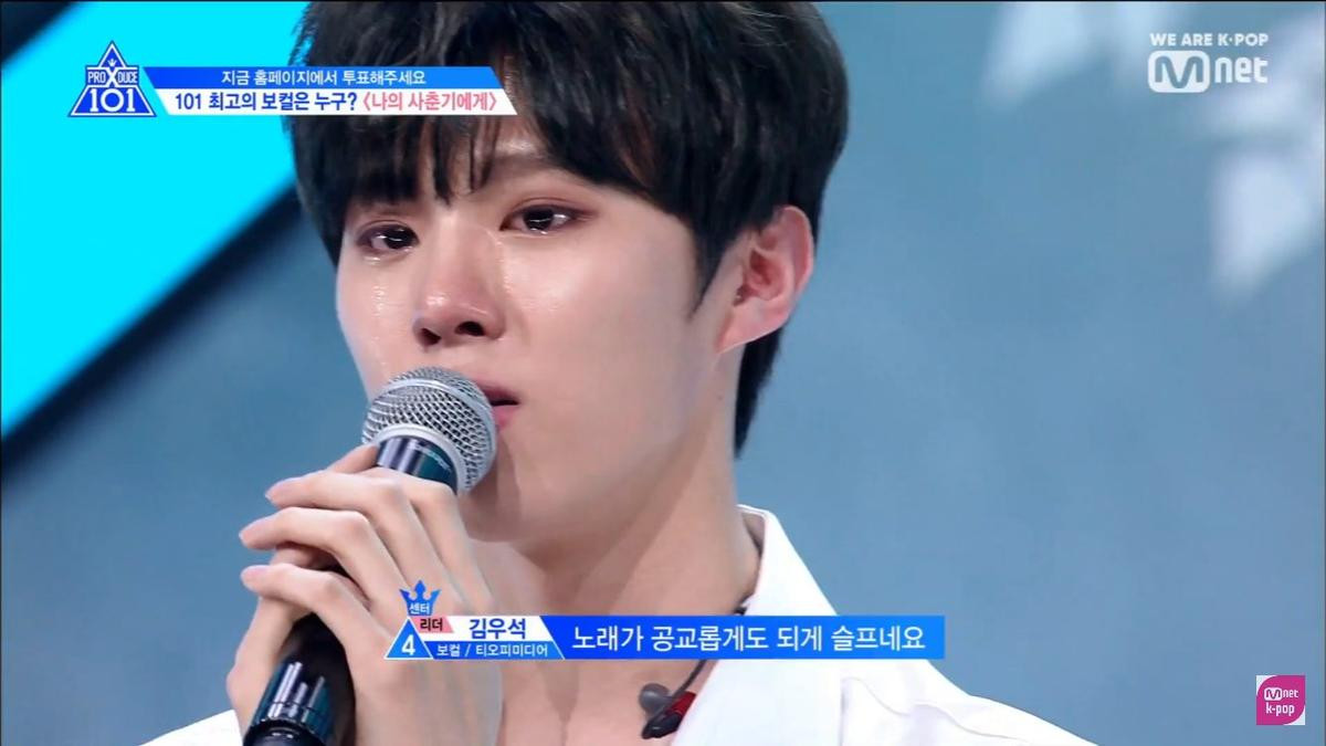 Đây chính là lý do khiến Kim Woo Seok òa khóc trên sân khấu 'Produce X 101' Ảnh 8