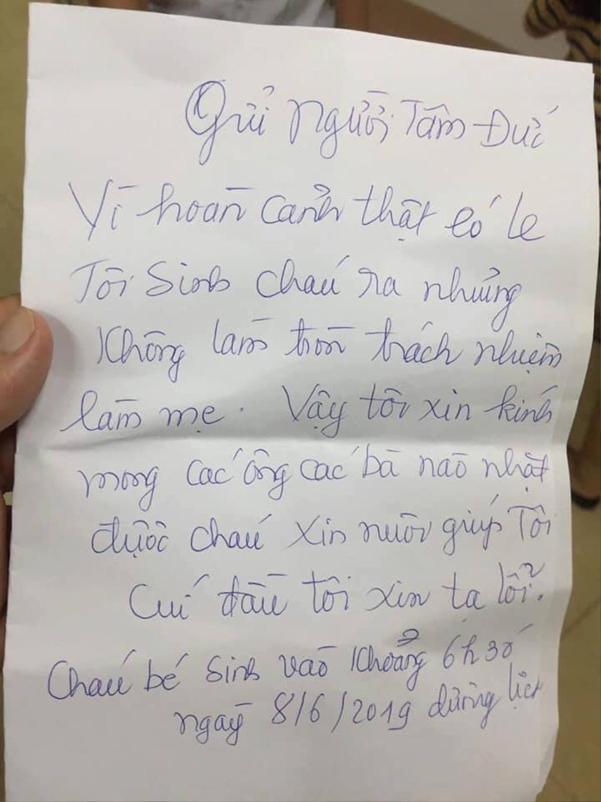 Mẹ bỏ con gái mới sinh gần 1 tuần trong thùng giấy kèm tờ giấy ‘sinh con nhưng không làm tròn trách nhiệm, mong mọi người nuôi giúp’ Ảnh 4