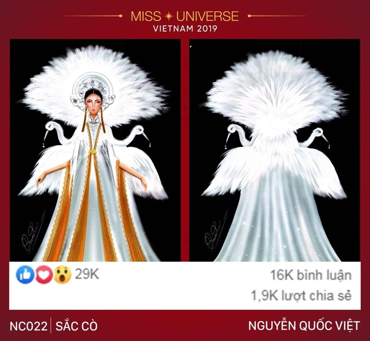 Top 10 thiết kế dẫn đầu bình chọn National Costume: Mẫu Hoàng Thùy ưng ý bao nhiêu điểm? Ảnh 7