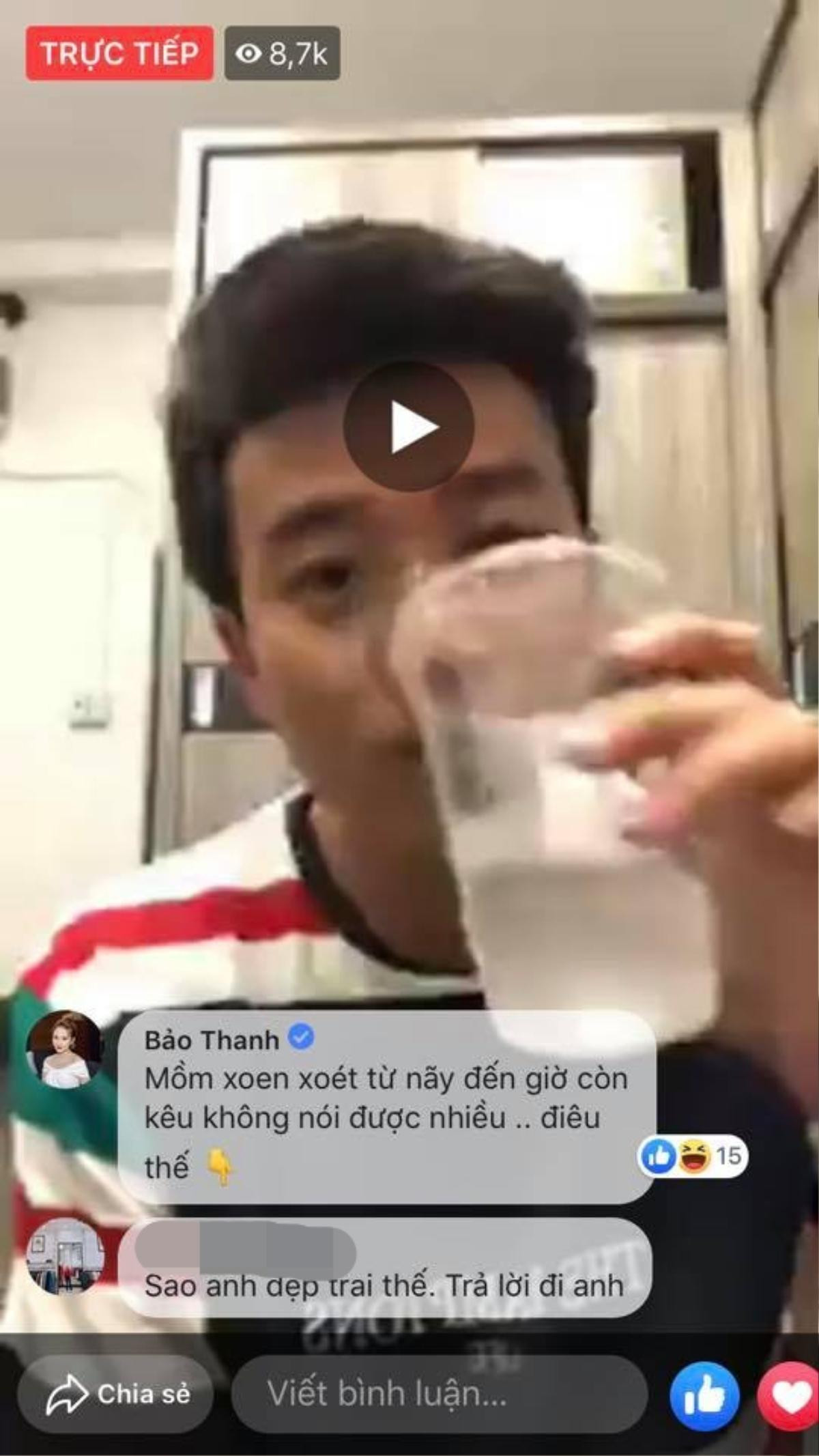 Vừa về Sài Gòn, Quốc Trường đã livestream với fans, bị Bảo Thanh vô cà khịa: 'Nhạt quá nên không ai đặt câu hỏi' Ảnh 4