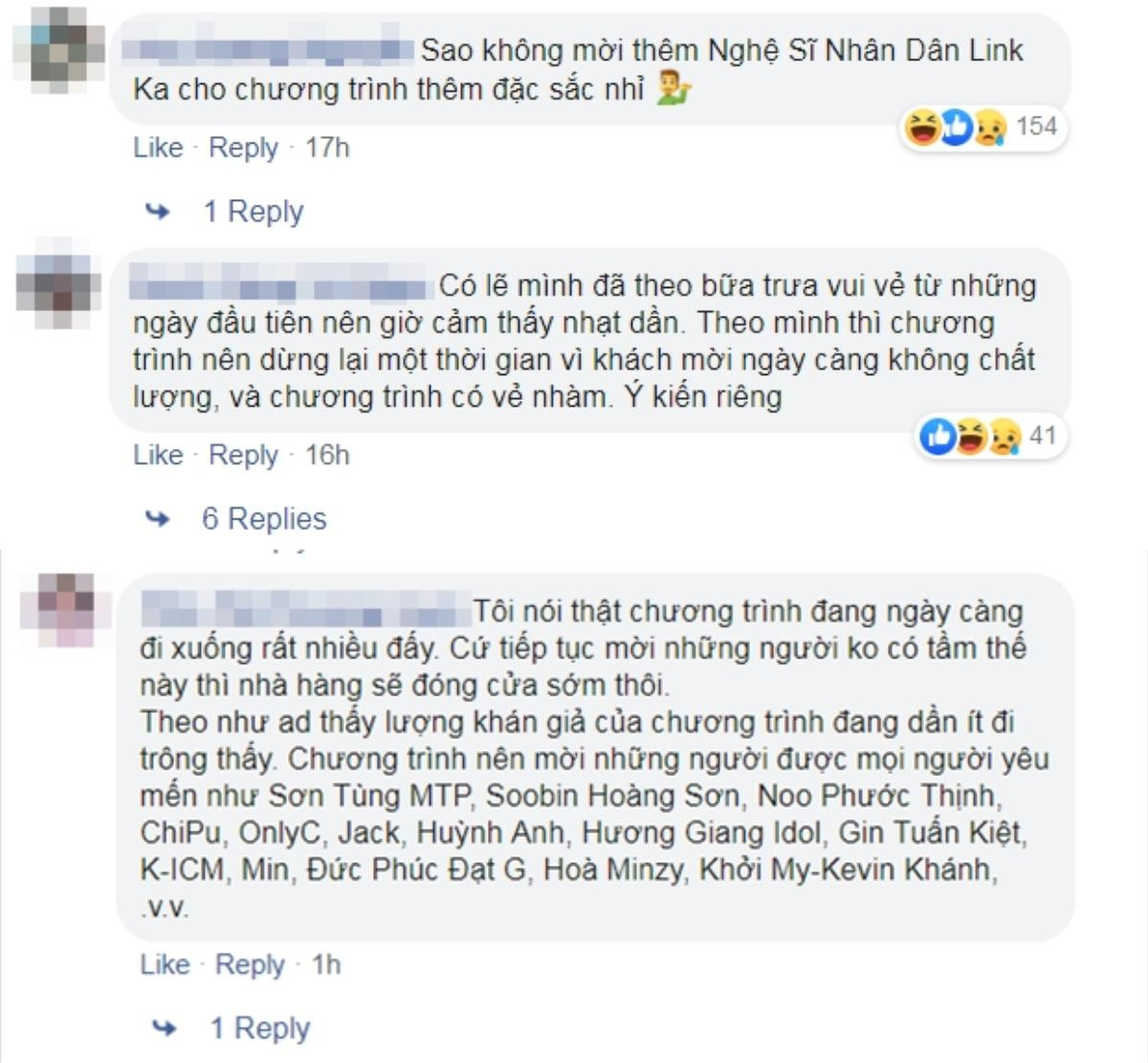 Chương trình 'Bữa trưa vui vẻ' bị chỉ trích dữ dội, khán giả kêu gọi tẩy chay vì gọi Long Hoàng là 'ca sĩ' Ảnh 2