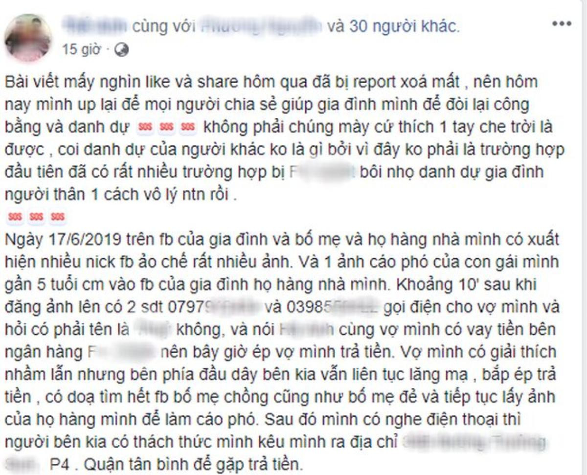 Dùng ảnh bé gái 5 tuổi ghép vào ảnh cáo phó cùng chú thích 'mẹ mượn nợ không trả nên con bị quả báo', công ty tài chính nổi tiếng bị 'ném đá' dữ dội Ảnh 1