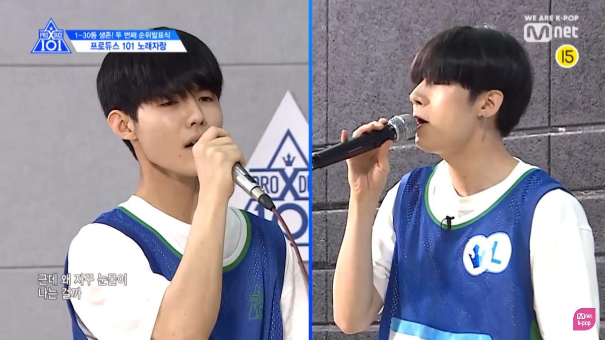 'Produce X 101': Cha Jun Ho cover nhạc phim 'Goblin', Kim Woo Seok - Han Seung Woo gây sốt với bản tình ca huyền thoại Ảnh 13