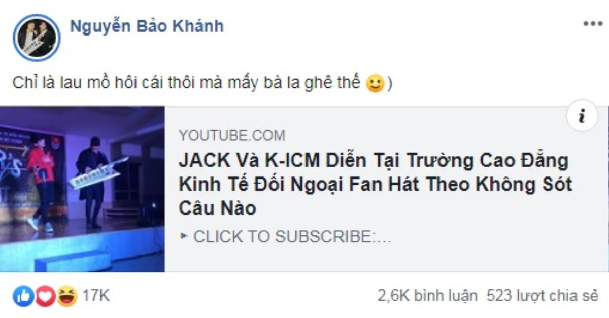 Jack ơi, có hay K-ICM đang 'gato' chuyện được fan nữ chăm sóc nhưng sự thật thì lại khiến anh… ngã ngửa? Ảnh 2