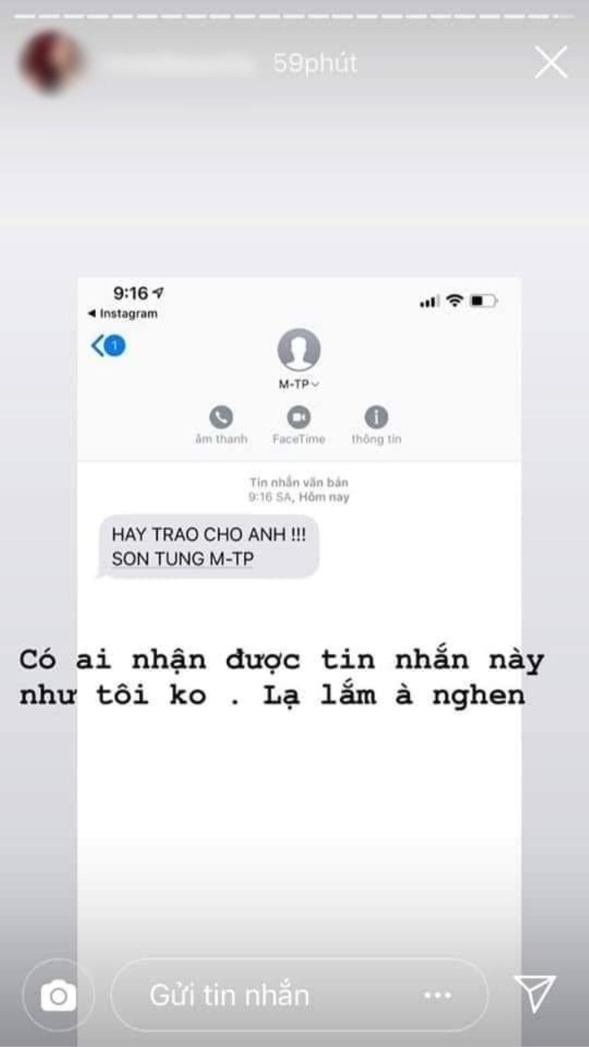 Đã có hashtag chính chủ: Tin nhắn sms xác nhận từ Sơn Tùng, ‘bom tấn’ đã sẵn sàng lên sóng! Ảnh 4