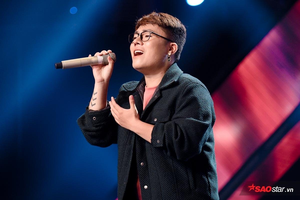 Vòng Đo ván The Voice 2019: 'Cô dâu' Bích Tuyết hát nhạc Pháp loại Chí Bảo đội Tuấn Ngọc Ảnh 5