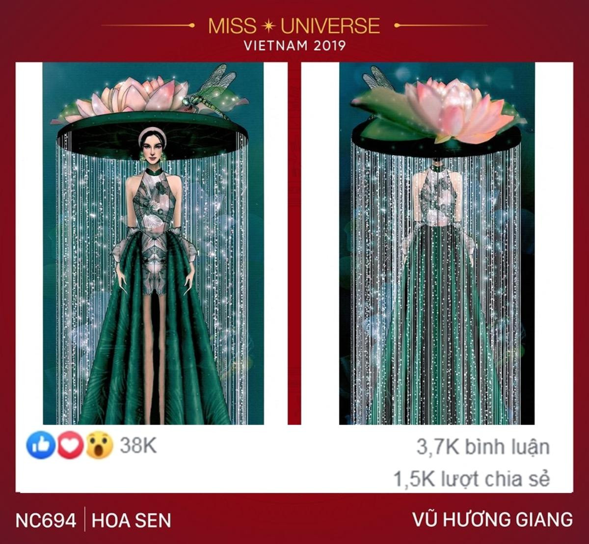 10 thiết kế đang dẫn đầu bình chọn National Costume cho Hoàng Thùy: 'Bàn thờ' vẫn hạng 1? Ảnh 7