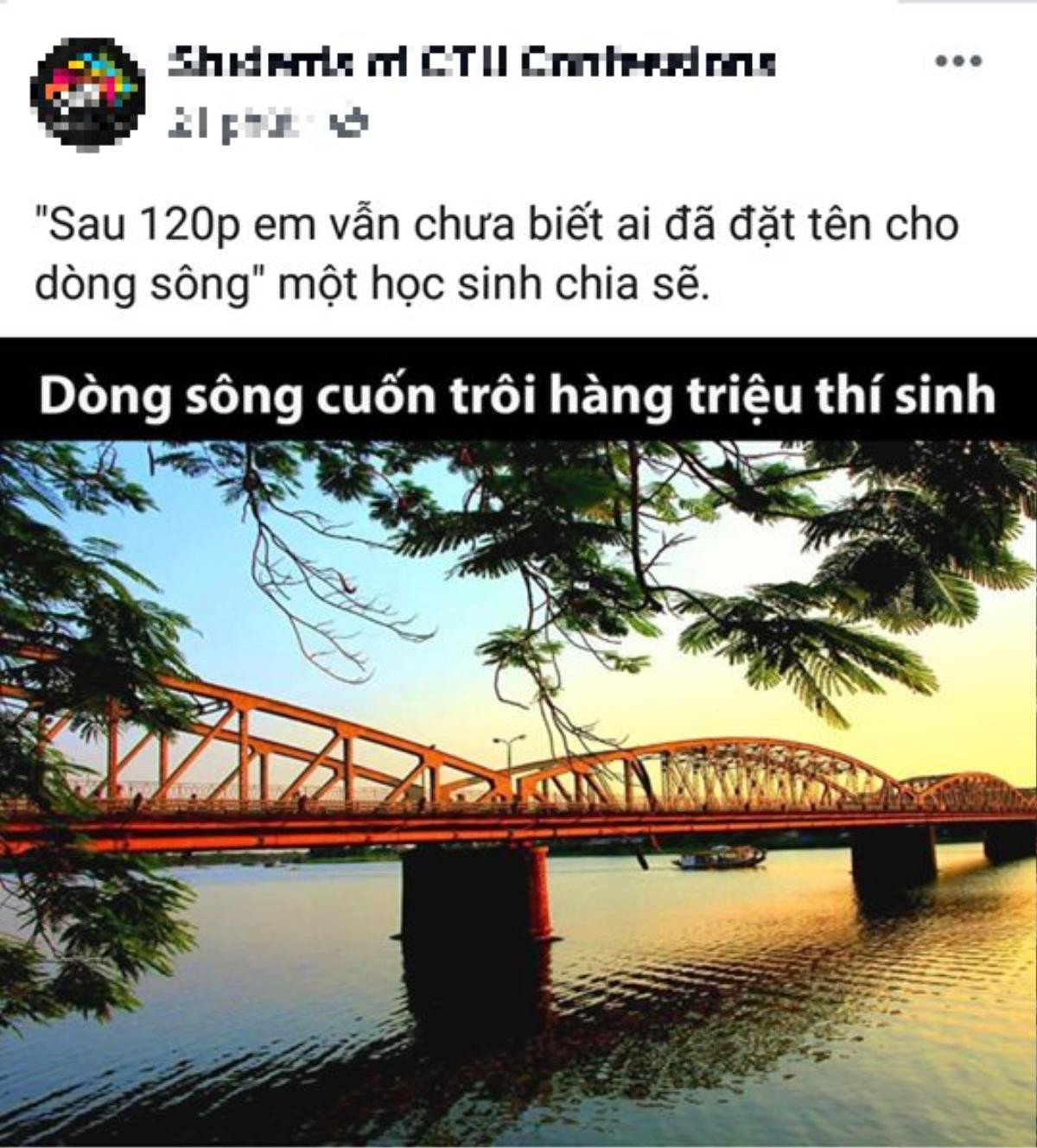 Muôn kiểu phản ứng của cộng đồng mạng khi tác phẩm ‘Ai đã đặt tên cho dòng sông’ xuất hiện trong đề thi Ngữ Văn Ảnh 4