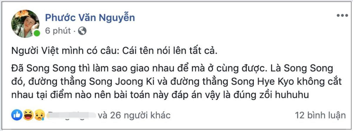 Cư dân mạng phản ứng trước tin ly hôn của cặp đôi Song - Song: Người đau buồn, kẻ không thấy bất ngờ Ảnh 9