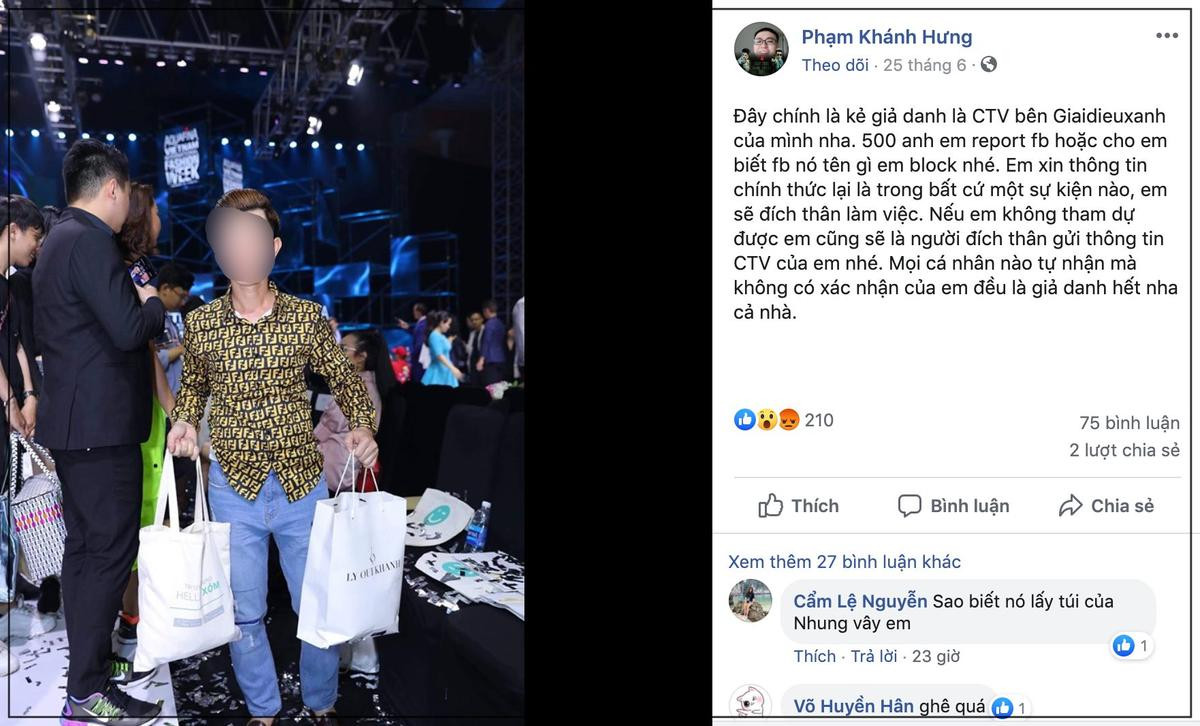 Thanh niên bị tố đích danh trà trộn vào các sự kiện của showbiz để chôm túi, điện thoại…, chụp ảnh 'sống ảo' cùng sao Ảnh 3