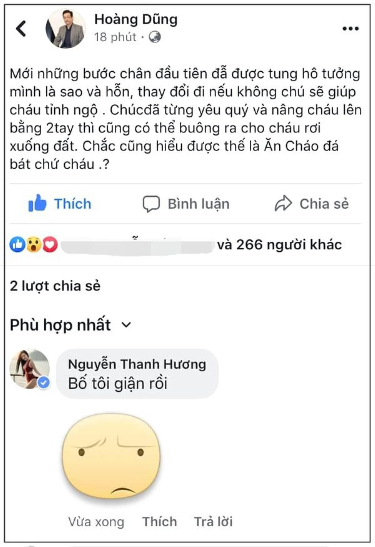 Giữa 'tâm bão', Bảo Hân đã gọi trực tiếp cho NSND Hoàng Dũng để hỏi thẳng và được trả lời như sau! Ảnh 1