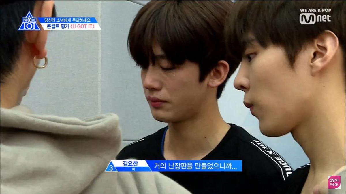 Drama gây sốc của 'Produce X 101': Kim Woo Seok bất ngờ mắc nhiều lỗi, Kim Yo Han rầu rĩ rơi nước mắt Ảnh 15