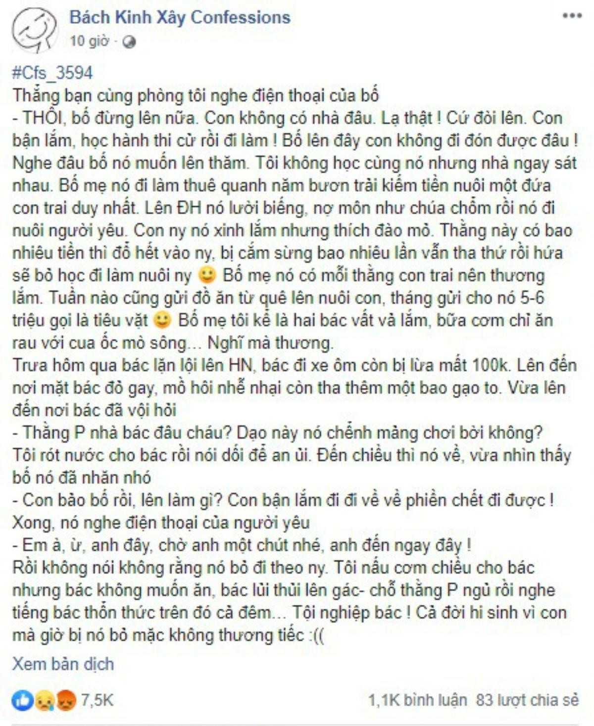 Bỏ mặc cha lặn lội đường xa lên thành phố thăm, nam sinh khó chịu nói 'phiền chết đi được' rồi đùng đùng bỏ đi chơi với người yêu Ảnh 1